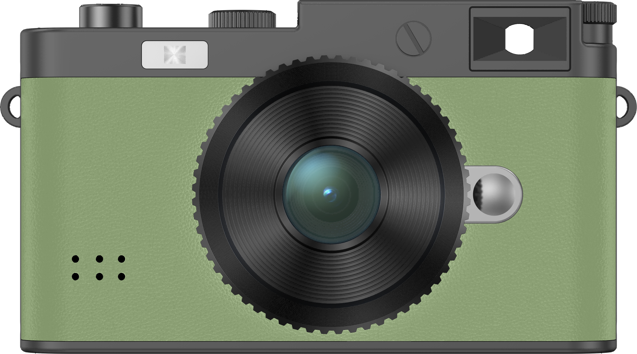 DC32 4K Digital Camera - Retro Leather & Dual Screen - Detail 3